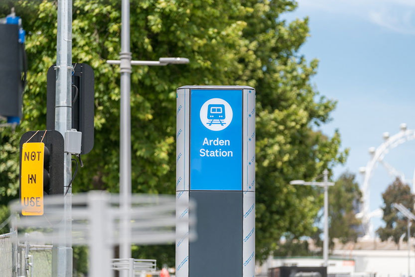 Arden Station completed - Melbourne Metro Tunnel project