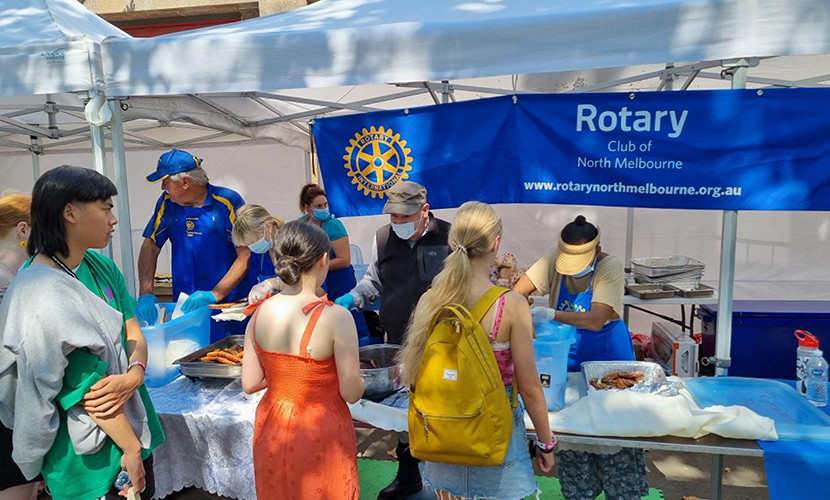 North Melbourne Rotary Club is now in full swing